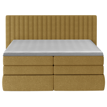Posteľ boxspring TAIFA žltá, 180x200 cm 3