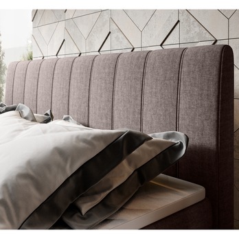 Posteľ boxspring TAJA sivohnedá, 180x200 cm 3