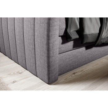 Posteľ boxspring TAJA sivá, 180x200 cm 5