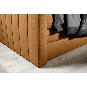 Posteľ boxspring TAJA oranžová, 160x200 cm 5