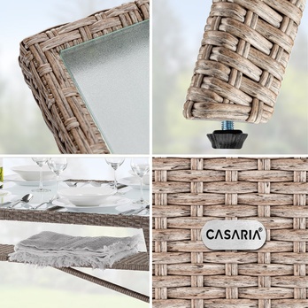 Záhradný stôl TAKEO 3 krémová 2