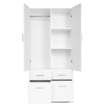 Šatníková skriňa TALLIN 5 biela 2