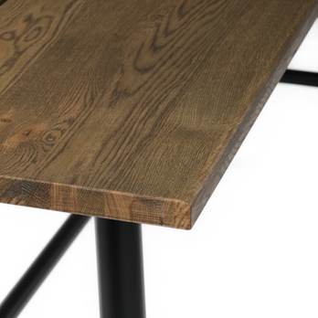 Jedálenský stôl TALVI orech/čierna, šírka 180 cm 6