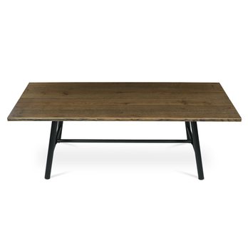 Jedálenský stôl TALVI orech/čierna, šírka 220 cm 2
