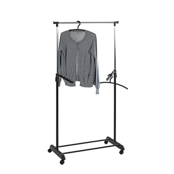 Pojazdný stojan na šaty TAMI čierna/chróm 2