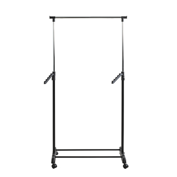 Pojazdný stojan na šaty TAMI čierna/chróm 4