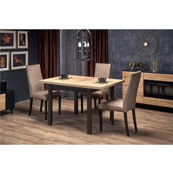 Jedálenský stôl TAOGU KWAD dub craft/čierna 1