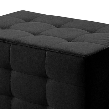 Taburet TAORMINA L čierna 1