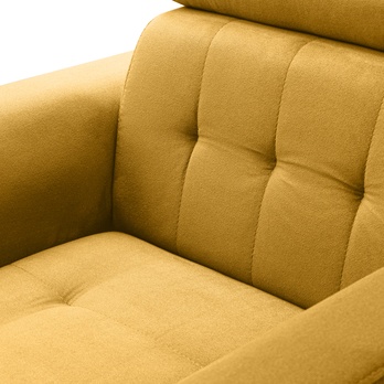 Kreslo TAORMINA žltá 1