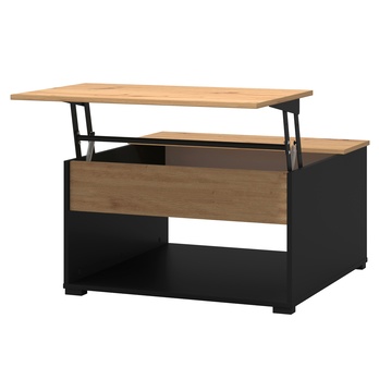 Konferenčný stolík  TARANTO čierna/dub artisan 2