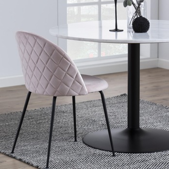 Jedálenský stôl TARIFA biela/čierna 8