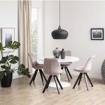 Jedálenský stôl TARIFA biela 1