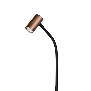 Stojacia lampa TARYN kávová/biela/čierna 1