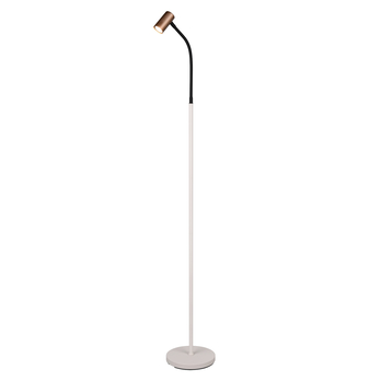 Stojacia lampa TARYN kávová/biela/čierna 2