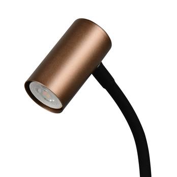 Stolná lampa TARYN kávová/biela/čierna 1