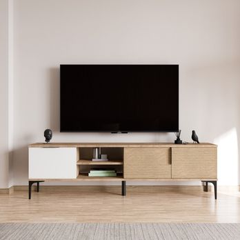 TV komoda TARZ dub/biela 1