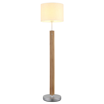 Stojacia lampa TAUGUS biela/prírodná 5