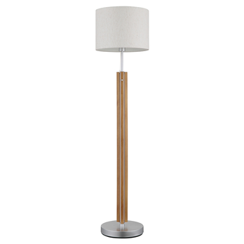 Stojacia lampa TAUGUS biela/prírodná 6