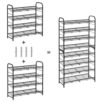 Polica na topánky TAX čierna 5