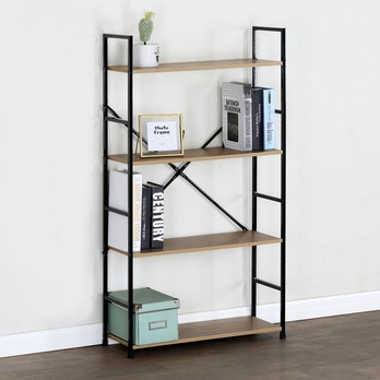 Regál TAYLER 6 dub/čierna 1