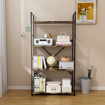 Regál TAYLER 6 staré drevo/čierna 3