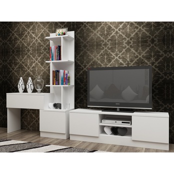 Obývacia stena TEAM biela 3