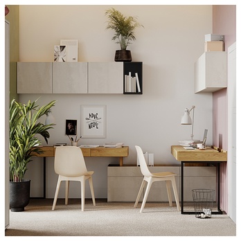 Študentská zostava TEEN FLEX 14 silk flou/orech hiroka/oceľová 1