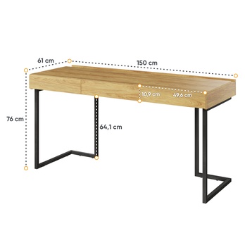 Písací stôl TEEN FLEX orech hiroka 4