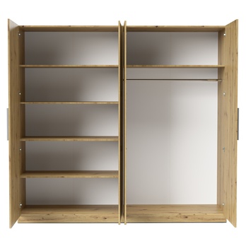 Šatníková skriňa TEMPIO dub artisan 1
