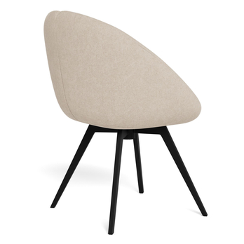 Jedálenská stolička TENNA piesková/matná čierna 4