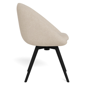 Jedálenská stolička TENNA piesková/matná čierna 5