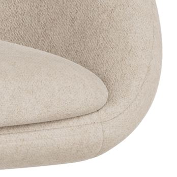 Jedálenská stolička TENNA piesková/matná čierna 7