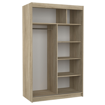 Šatníková skriňa TEONA dub sonoma 2