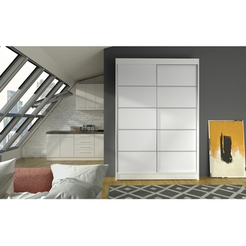 Šatníková skriňa TEONA biela 1