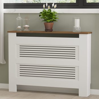 Kryt na radiátor TERMORA biela/orech 1