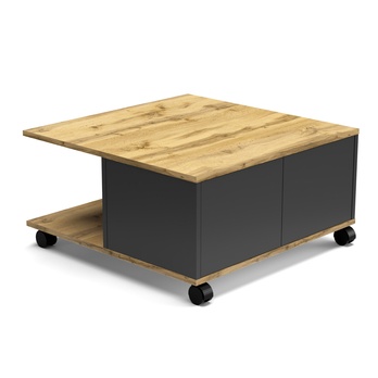 Konferenčný stolík TERNI dub wotan/antracitová 3