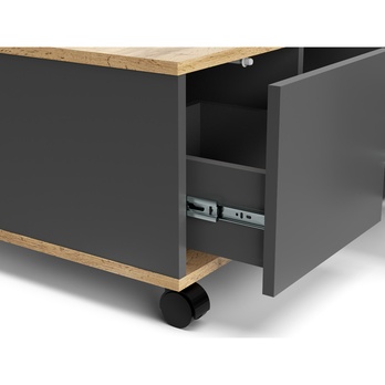 Konferenčný stolík TERNI dub wotan/antracitová 7