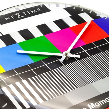 Nástenné hodiny TESTPAGE DOME viacfarebná 4