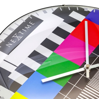 Nástenné hodiny TESTPAGE DOME viacfarebná 5