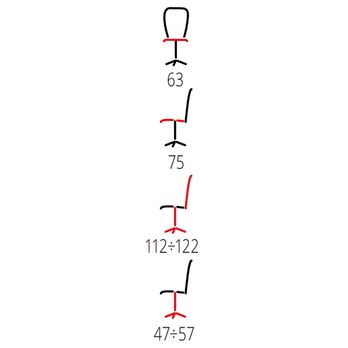Kancelárske kreslo TEXAS čierna 6