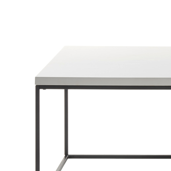 Konferenčný stolík THABA biela matná/čierna 3