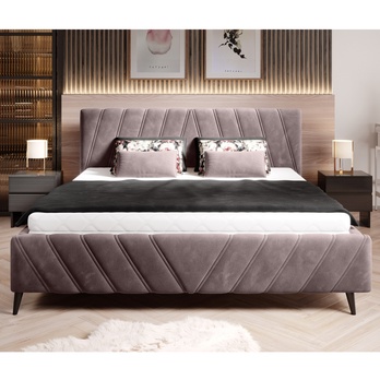 Posteľ TIA svetlofialová, 160x200 cm 1