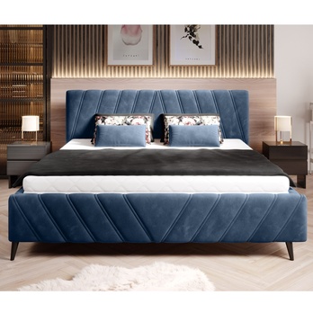 Posteľ TIA modrosivá, 160x200 cm 1