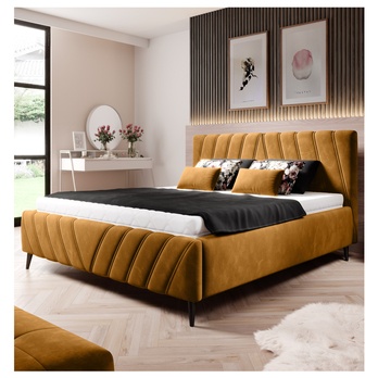 Posteľ TIA žltá, 140x200 cm 1