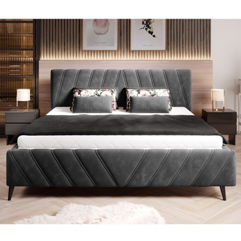 Posteľ TIA sivá, 160x200 cm 1