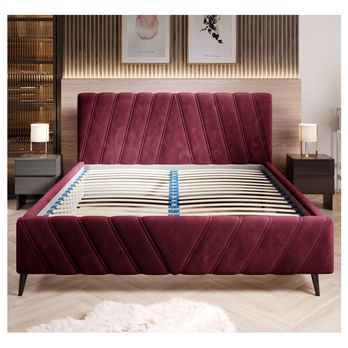 Posteľ TIA vínová, 140x200 cm 2