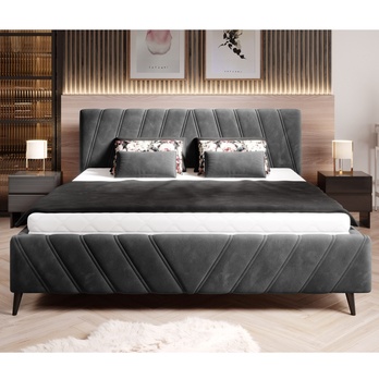 Posteľ TIA sivá, 180x200 cm 1