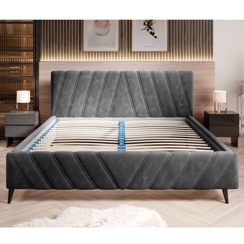 Posteľ TIA sivá, 180x200 cm 2