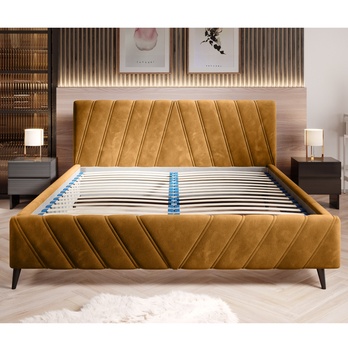 Posteľ TIA žltá, 160x200 cm 2