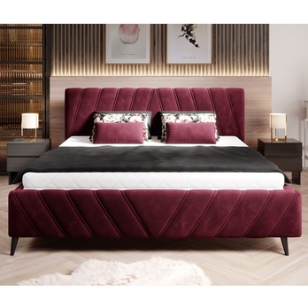 Posteľ TIA vínová, 160x200 cm 1